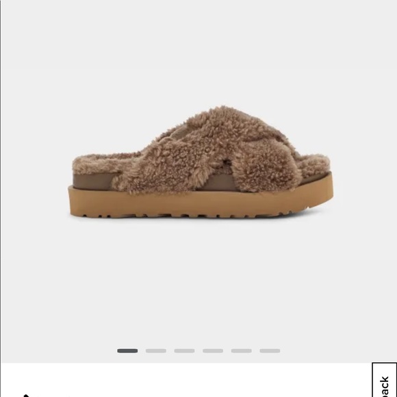 UGG Fuzz Sugar Cross Slide - Picture 2 of 11
